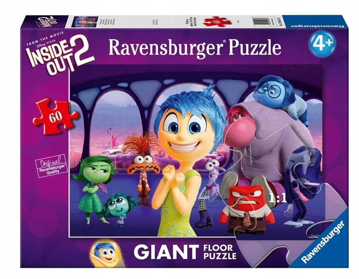 Ravensburger Puzzel 60 Stukken 'Binnenstebuiten 2' Giant
