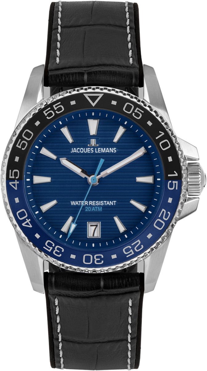 Datum horloge Liverpool Diver Blue - Black