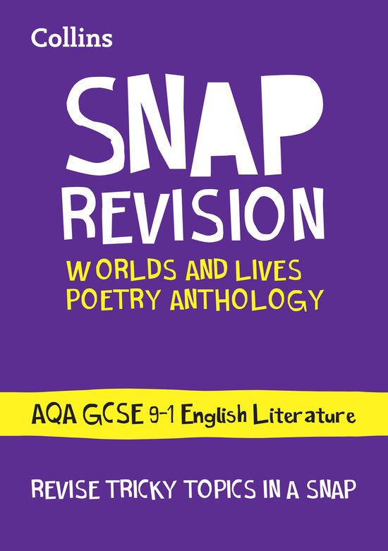 Collins GCSE Grade 9-1 SNAP Revision- Worlds and Lives Poetr ... - cover