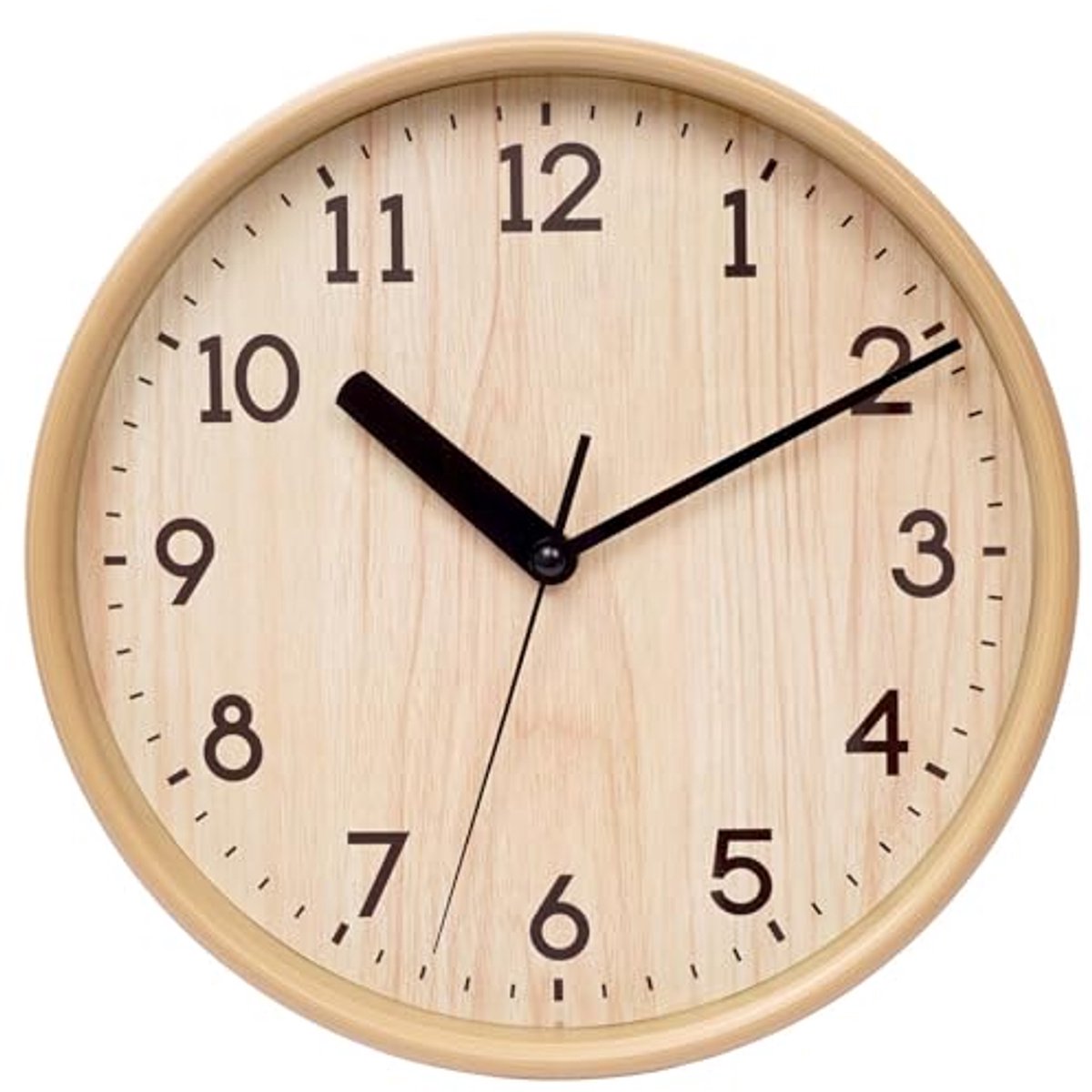 Stille 10 Inch Wandklok - Decoratieve Rustieke Analoog Klok voor Slaapkamer, Woonkamer, Keuken en Kantoor