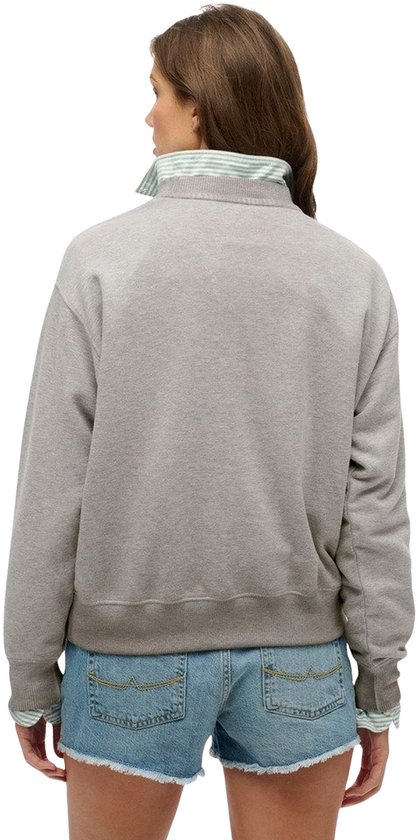 Pull à col roulé à empiècements Varsity Loose Crew Superdry pour femme