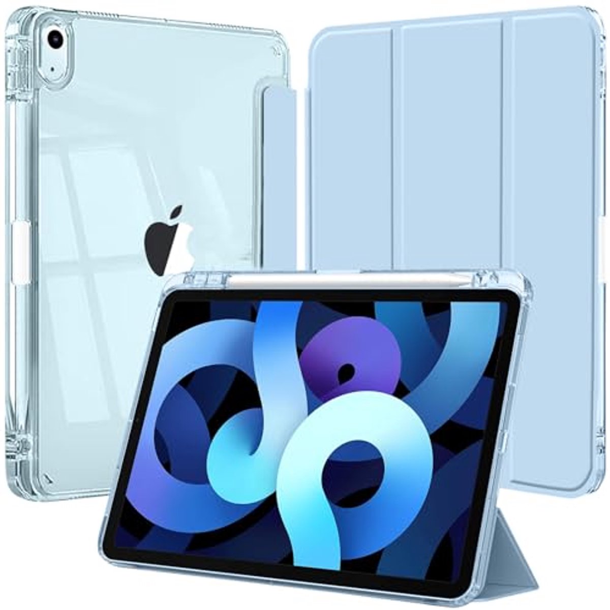 Slanke Schokbestendige Tablet Hoes voor iPad Air 11 Inch en iPad 5e/4e Generatie – Lichtblauw
