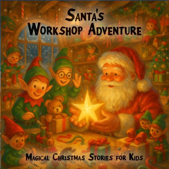Magical Christmas Stories for Kids, Santa's Workshop Adventu ... - cover