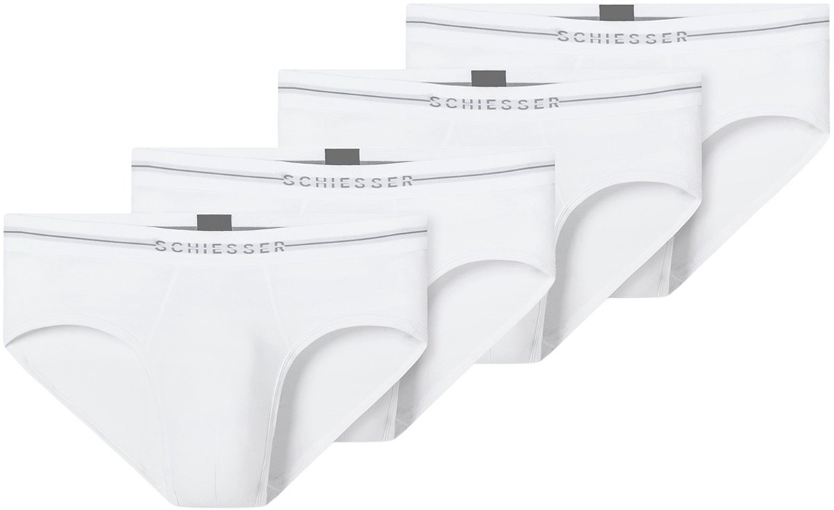 Schiesser Heren rio-slip / onderbroek 4 pack Cotton Flex