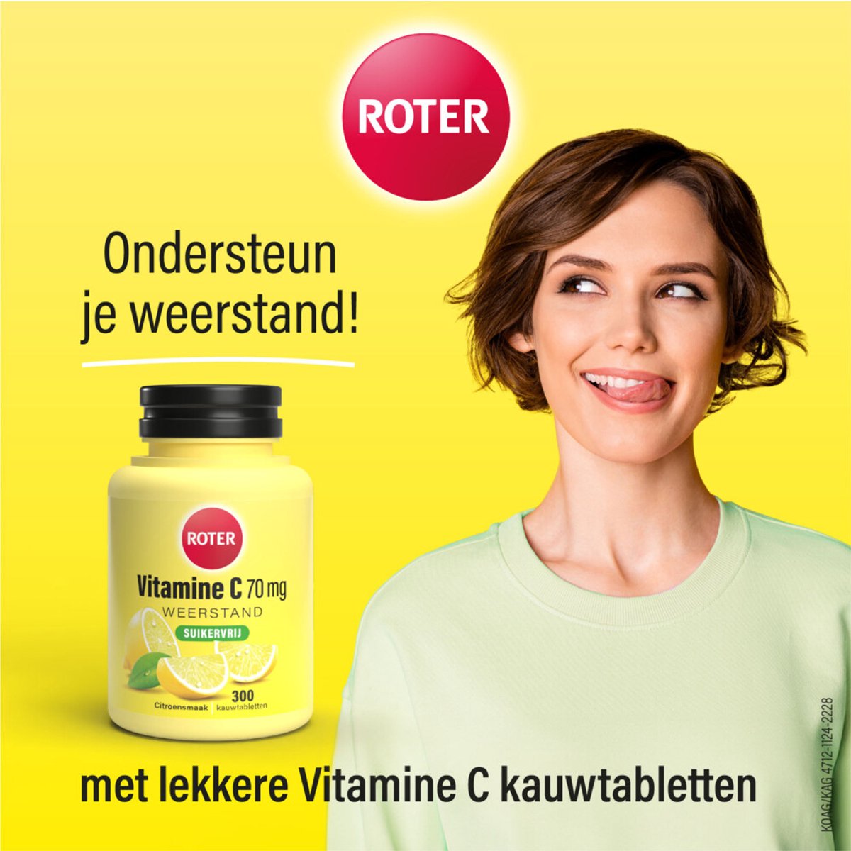 Roter - Vitamine C 70mg Suikervrij - 3 x 300 tabletten - Voordeelverpakking