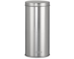 Boîte en métal argentée Xavax pour ranger 20 dosettes Senseo, etc.