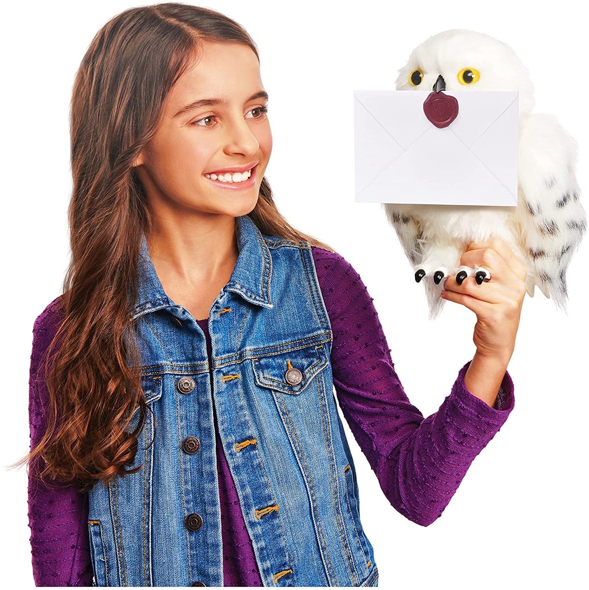 Harry Potter - Interactieve Uil Hedwig - 27cm - Met Geluiden en Bewegingen — afbeelding 2