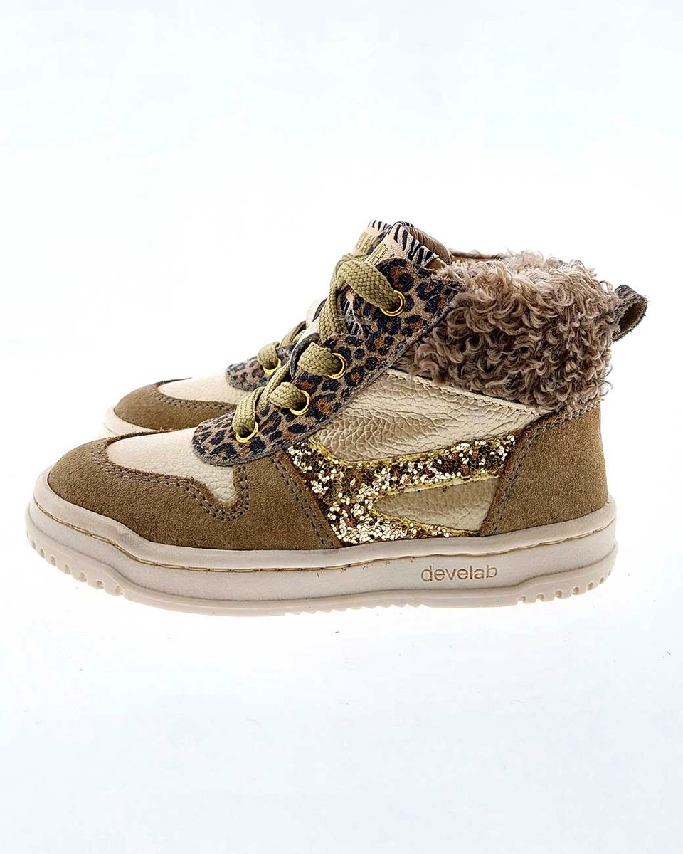 Develab 41922 sneaker boots beige