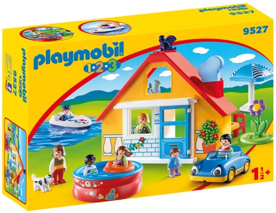 PLAYMOBIL 1.2.3 Holiday Cottage - 9527