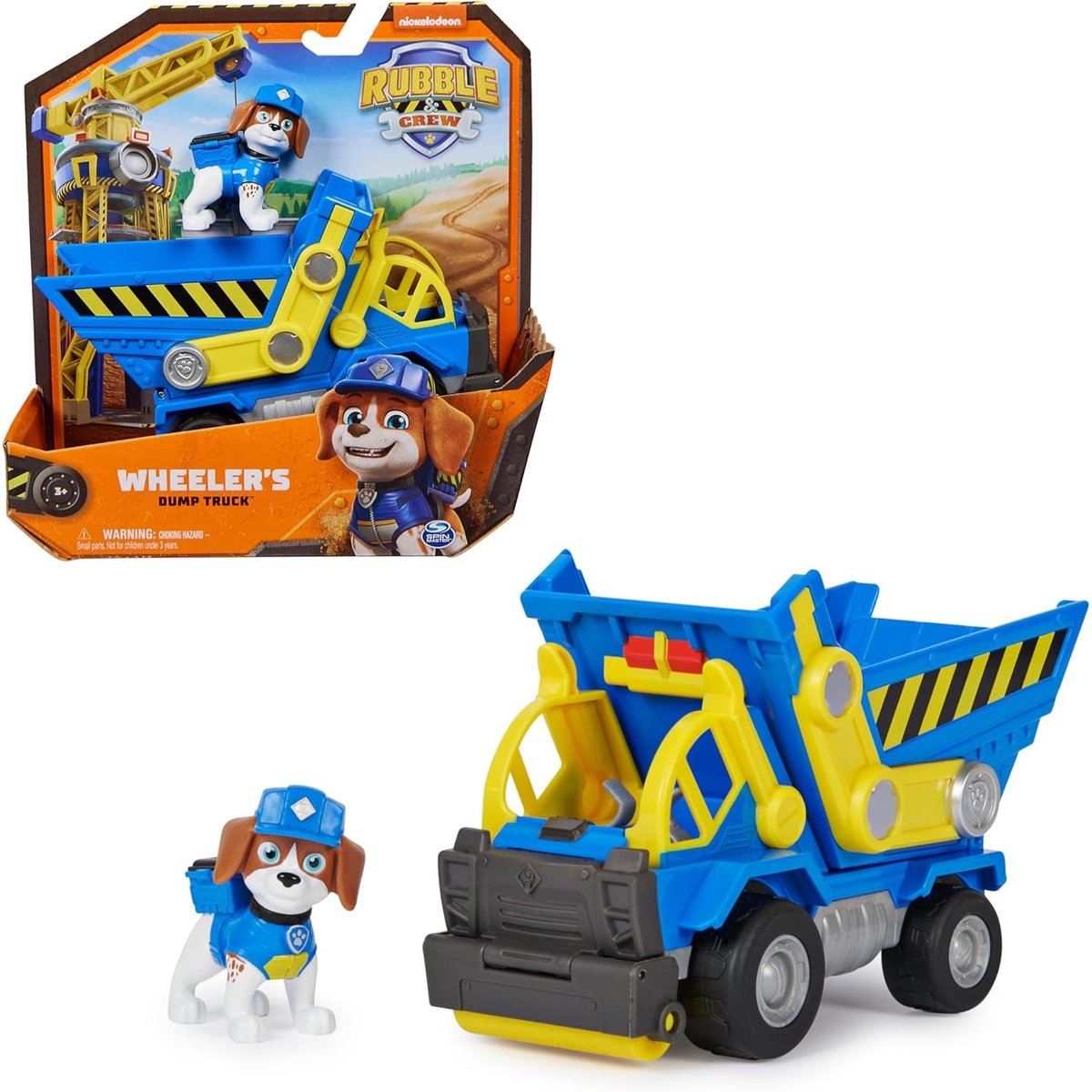 Rubble & Crew - Wheeler’s Kiepwagen met speelfiguur en beweegbare onderdelen - PAW Patrol speelgoed — afbeelding 14