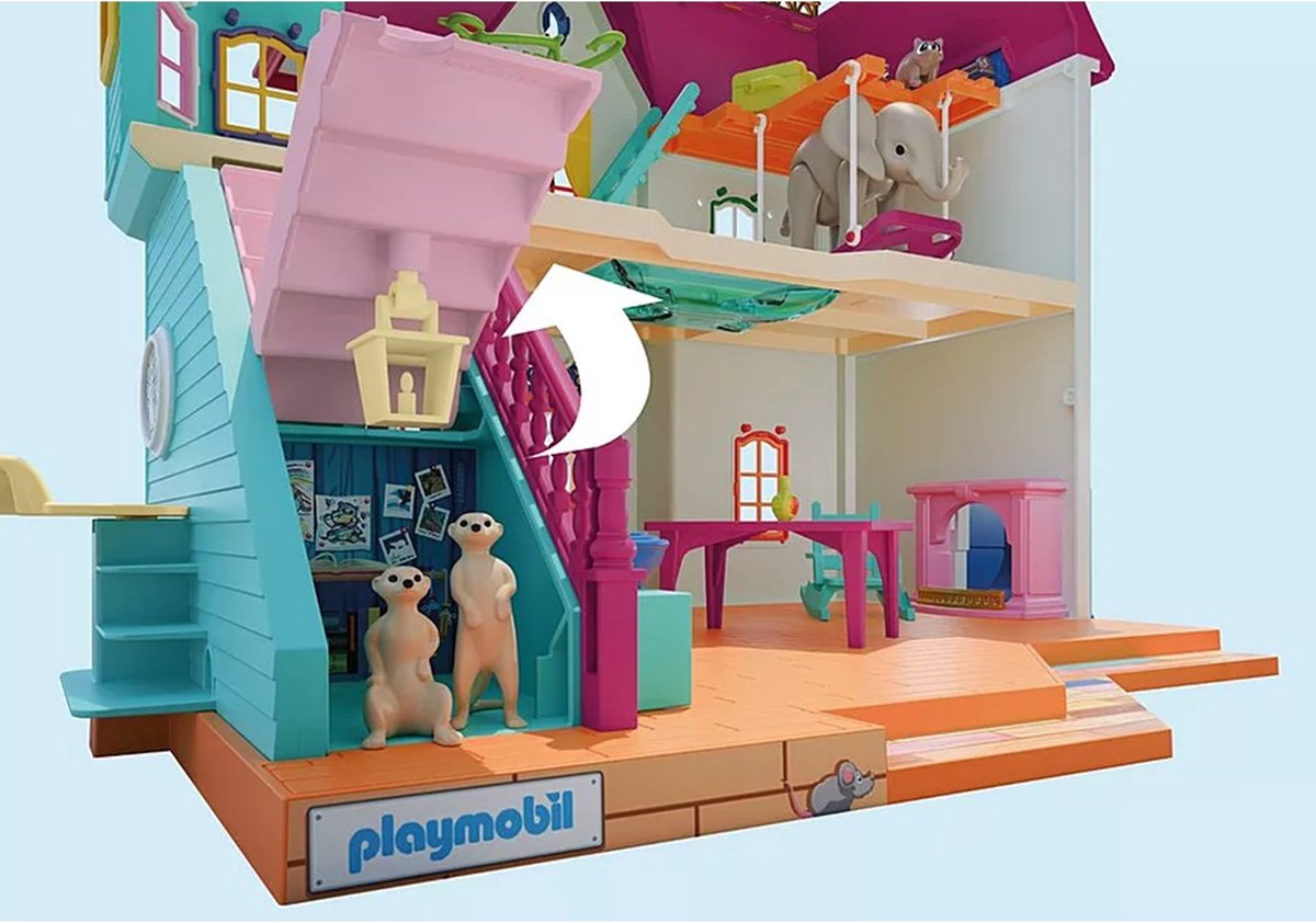 PLAYMOBIL Animals & Friends: Colourful Animal Mansion - 71852 — afbeelding 6