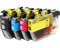 Inktkeuze LC-3213 XL Zwart + Alle Kleuren Set - Huismerk inktcartridge compatible met Brother DCP J772 DW \ DCP J774 DW \ MFC J491 DW \ MFC J497 DW \ MFC J890…