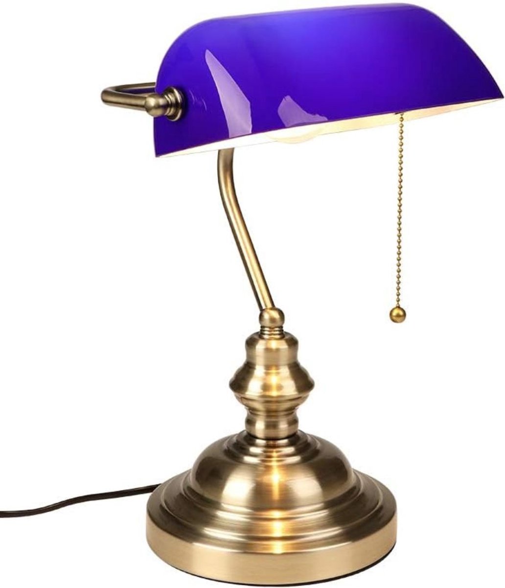 MKSS® Bankierslamp - Bureaulamp - Notarislamp Authentiek - Daglichtlamp