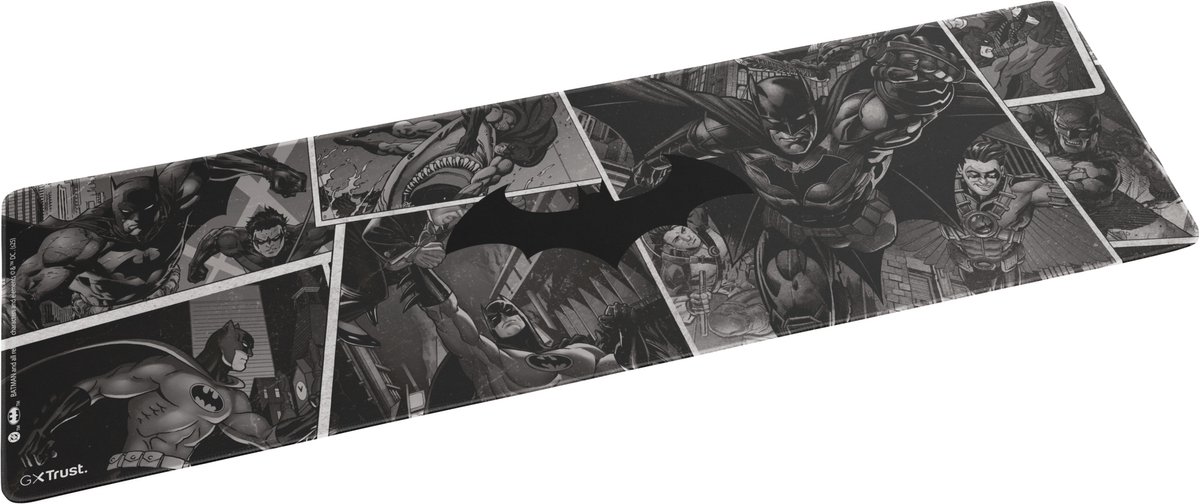Trust GXT 759BM Batman - XXL Gaming Muismat - 930x300 mm - Batman Zwart