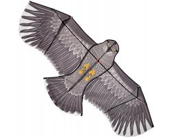 KADAX Adelaarsvlieger, vliegvliegvliegvlieger van hoogwaardig polyamide, speelgoed voor kinderen en volwassenen, eenpersoons voor park en strand (180 x 80 cm)