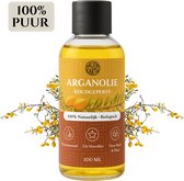 Arganolie 100% Puur voor het gezicht, huid en haar 100ml - Argan olie - Biologisch en Koudgeperst - Arganolie uit Marokko - Haarolie - Huidolie