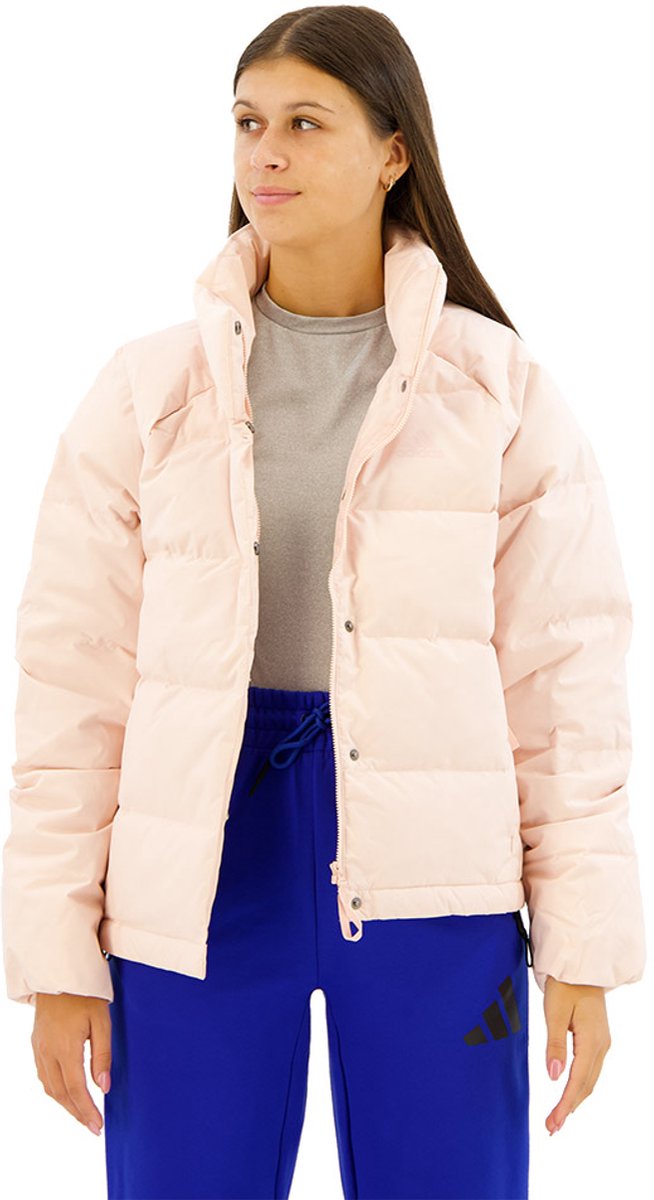 Adidas Helionic Relaxed Down Jas L Vrouw Roze