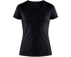 Dancer Dancewear® Sport shirt “Joy” | Sport shirt heren | Unisex | Volwassenen | Tactel | Zwart | Maat L