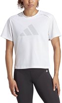 T-shirt Adidas Power BL à manches courtes Wit M Femme