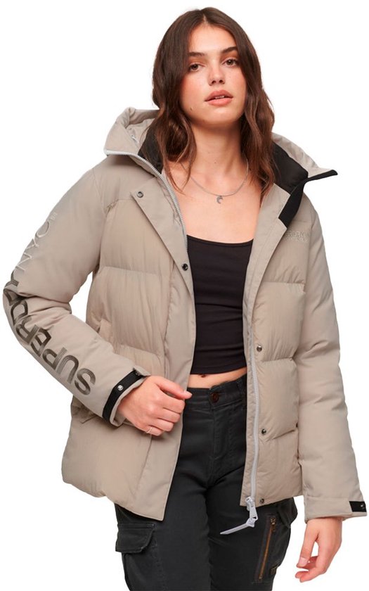 Superdry - Gewatteerde City windparka met capuchon - Dames - Gewatteerde jassen