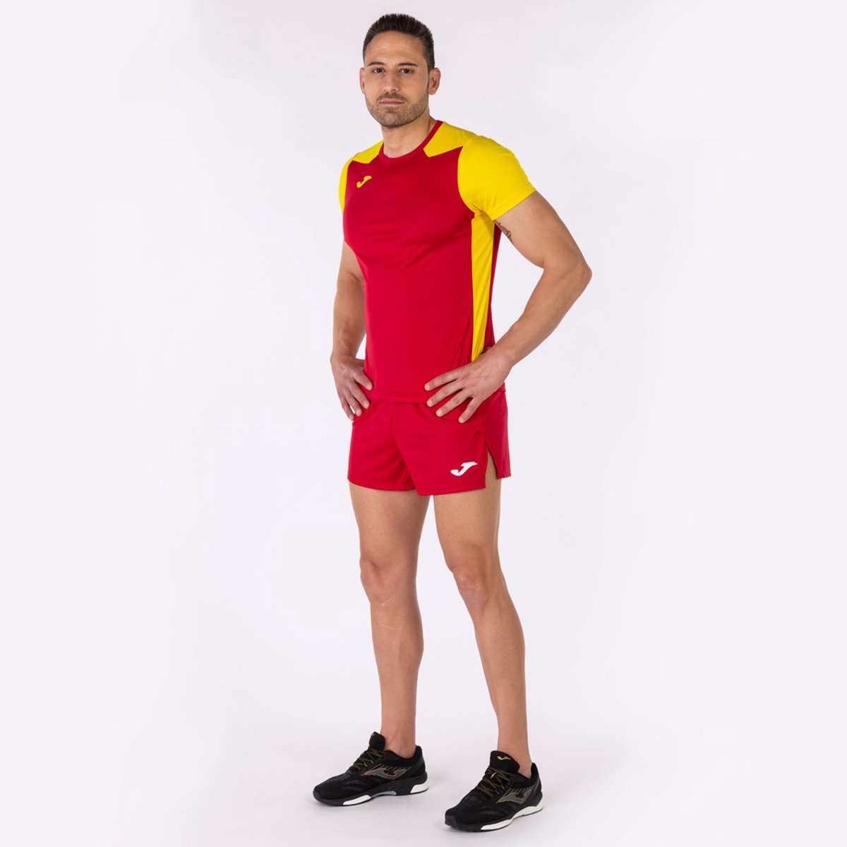 Joma Record Ii T-shirt Met Korte Mouwen Rood L Man