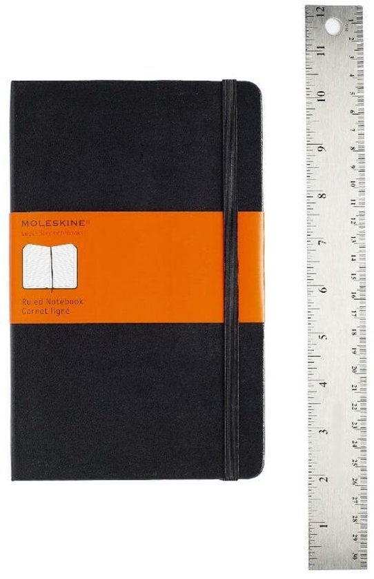 Moleskine Classic Notitieboek - Large - Hardcover - Gelinieerd - Zwart