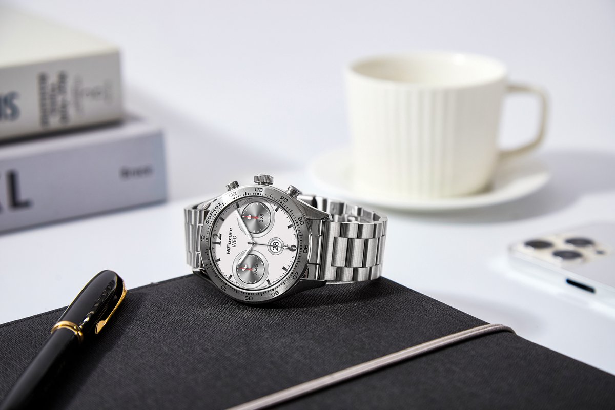HiFuture Go pro 2 - Smartwatch - Zilver - Luxus edelstaal -
