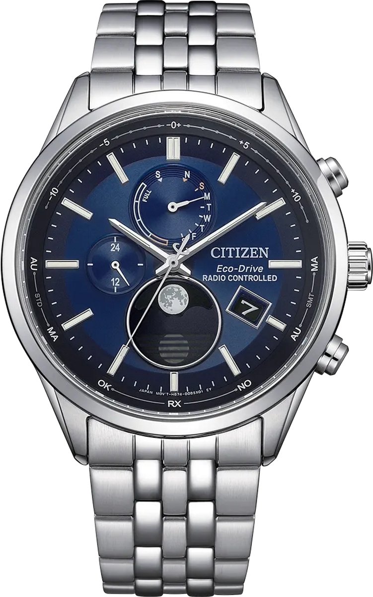 Citizen BY1030-50L Radio Controlled Moon Phase horloge