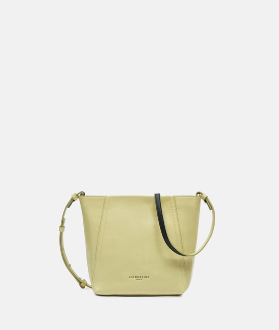 LIEBESKIND BERLIN Sac à épaule Sac à épaule bandoulière Chudy Paper Touch Crinkle Hobo Bag Light Mimosa Vert clair
