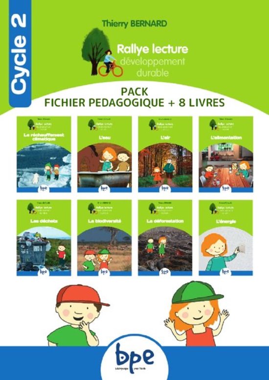 Lot 8 livres + fichiers CYCLE 2 RALLYE DD - cover