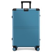 ONYX Hybrid Pro Check-in Koffer Medium 70 Liter - Gerecycled Polycarbonaat en Ritsloos Design - Reiskoffer met TSA slot en Spinner wielen - Glacier Blue