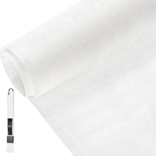 Bakmat Met Maatschaal En Omrekentabel, Siliconen & Glasvezelgaas, 70 Cm X 50 Cm Wit Gefu Pad