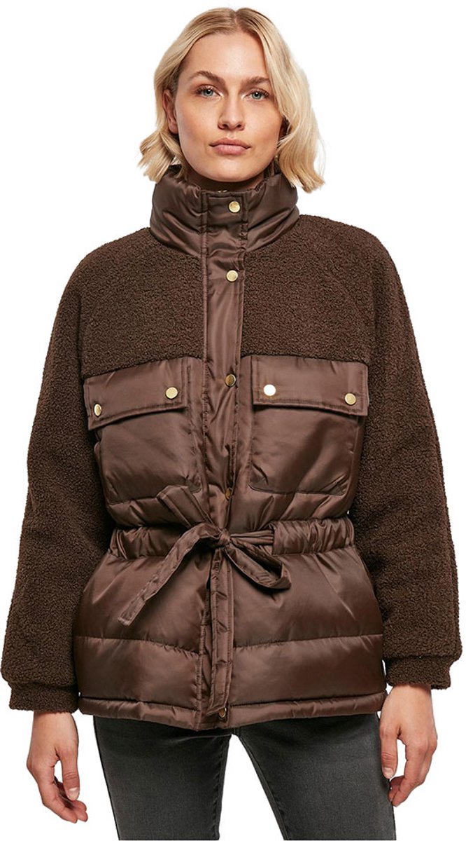 Urban Classics Sherpa Mix Gewatteerd jack M Bruin
