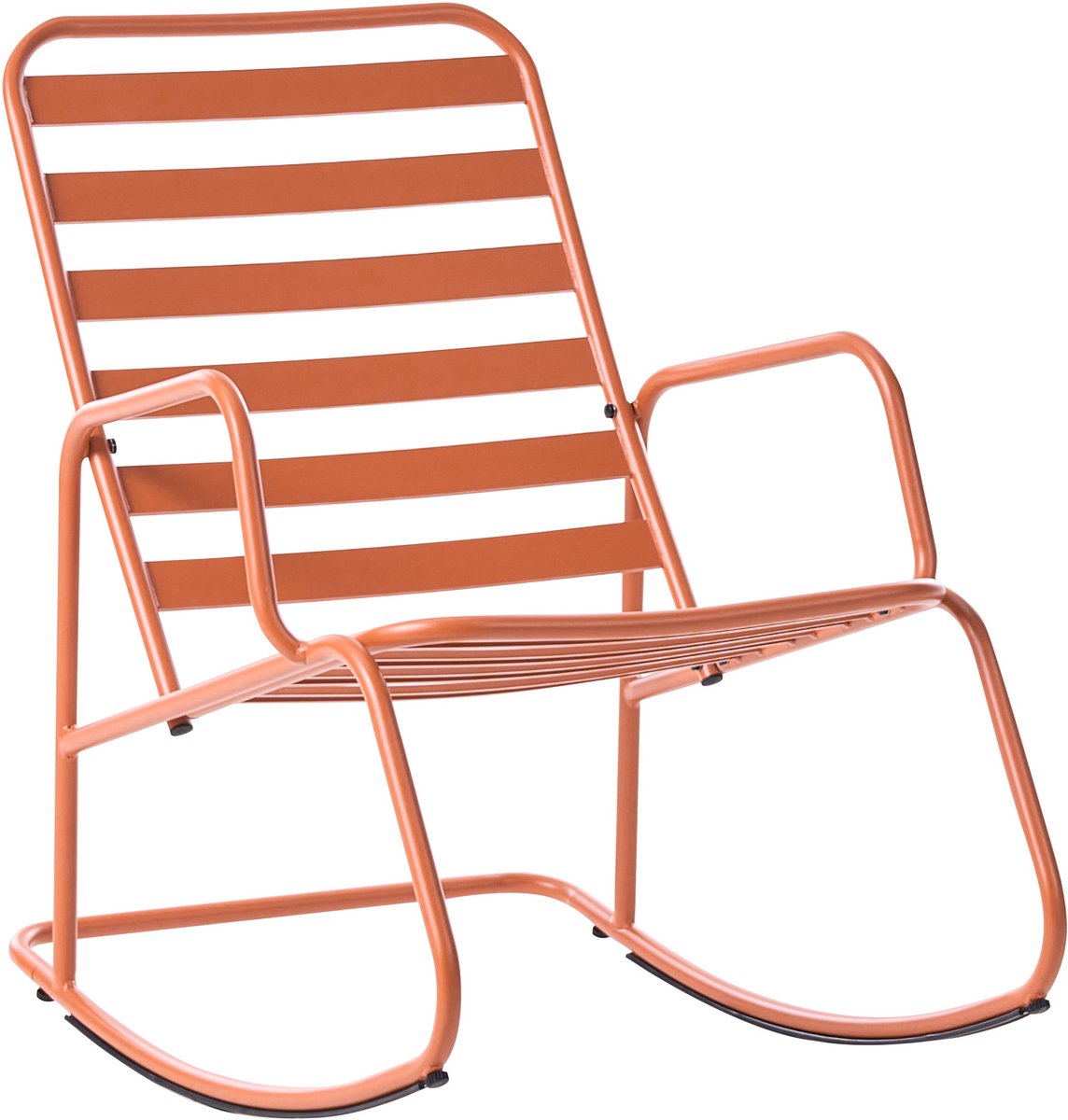 TURI - Schommelstoel - Oranje - Aluminium