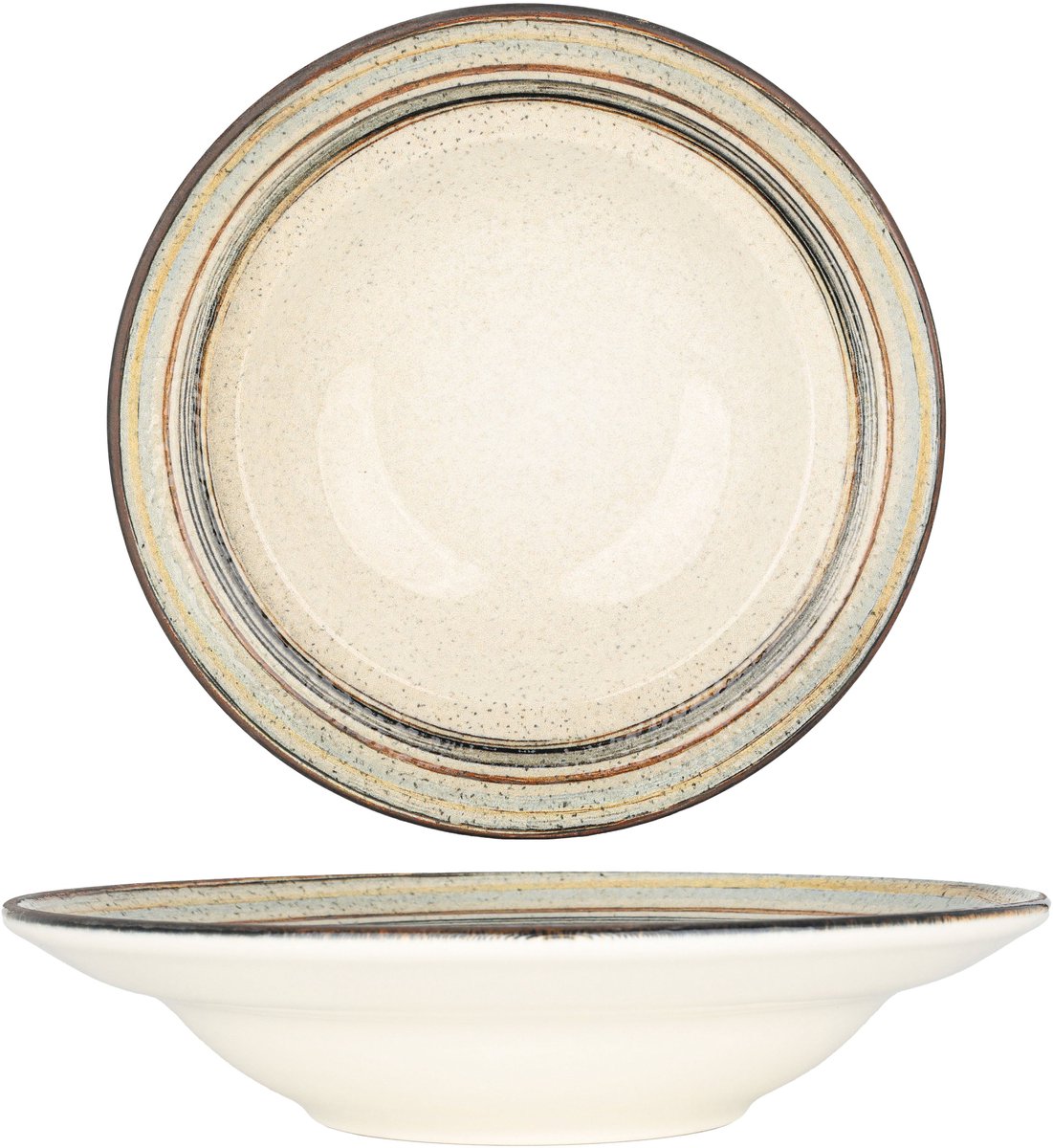 Bonna Pastabord - Cortado - Porselein - 24 cm (400cc) - set van 2