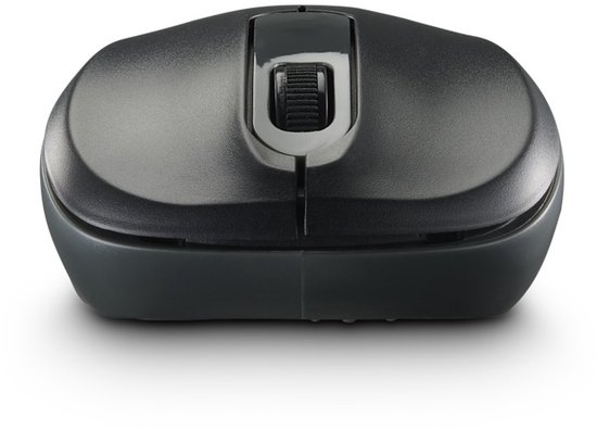 Hama AWM-200 - Optische draadloze muis - 3 knoppen - 2.4 GHz RF - Zwart