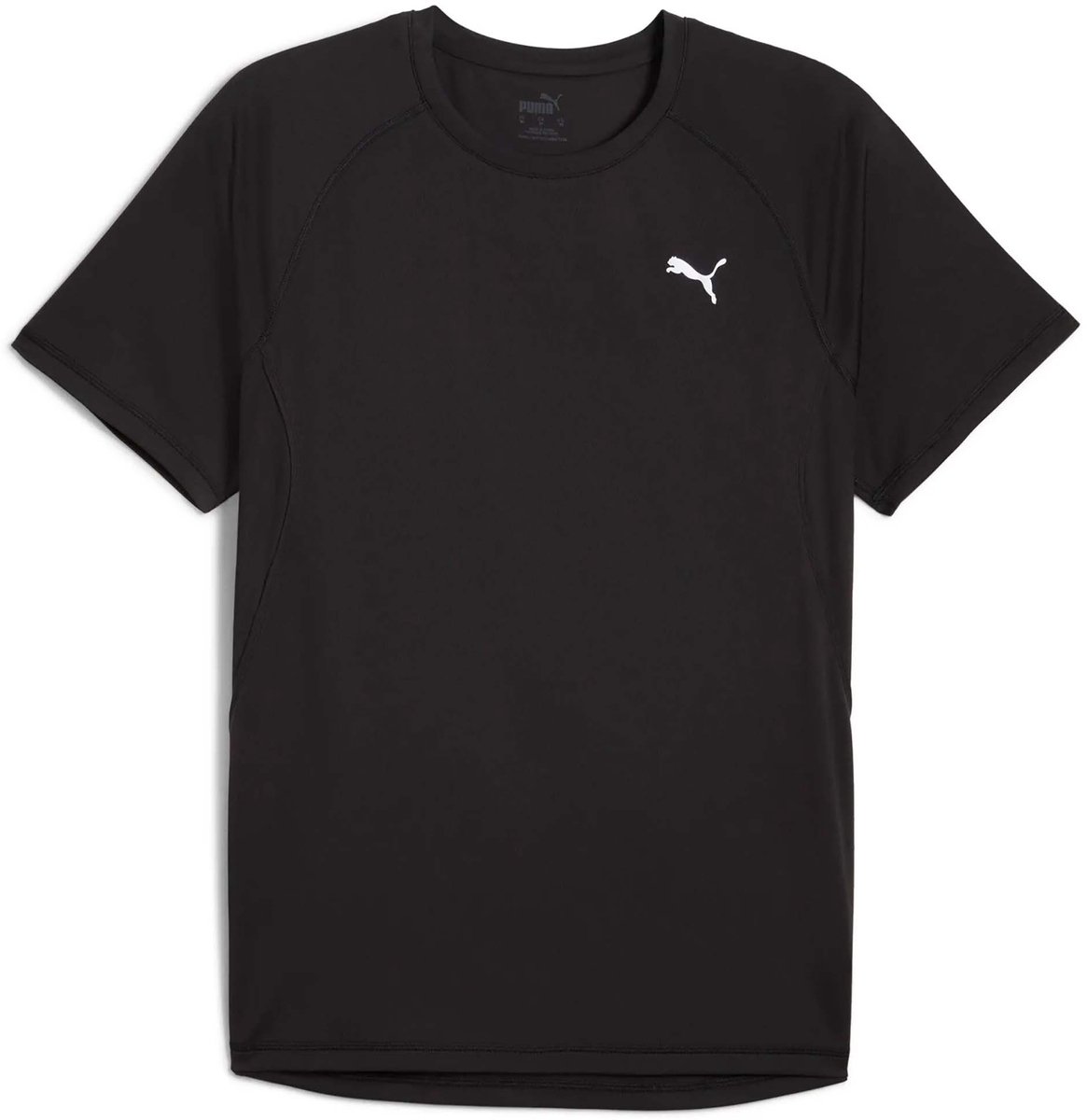 Puma M Run Velocity T-Shirt Poly Sportswear Volwassen Zwart