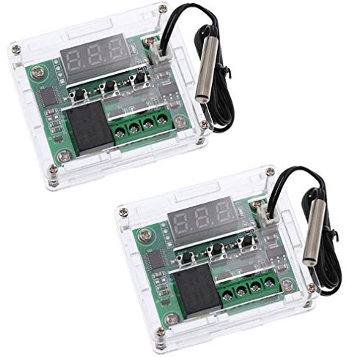 Digitale Temperatuur Controller 12V DC -50 tot 110°C met Relais en Waterdichte Sensor