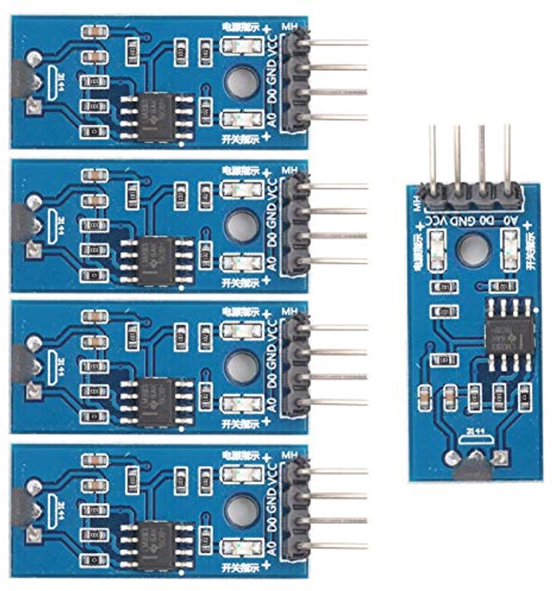 Effect Sensor Schakelaar Module - 5 Stuks Bewegingsdetectie & Snelheid Tellen