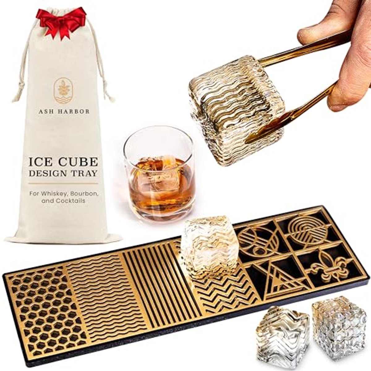 IJsvorm Tray voor Cocktails - Unieke Ice Design voor Whisky en Bourbon