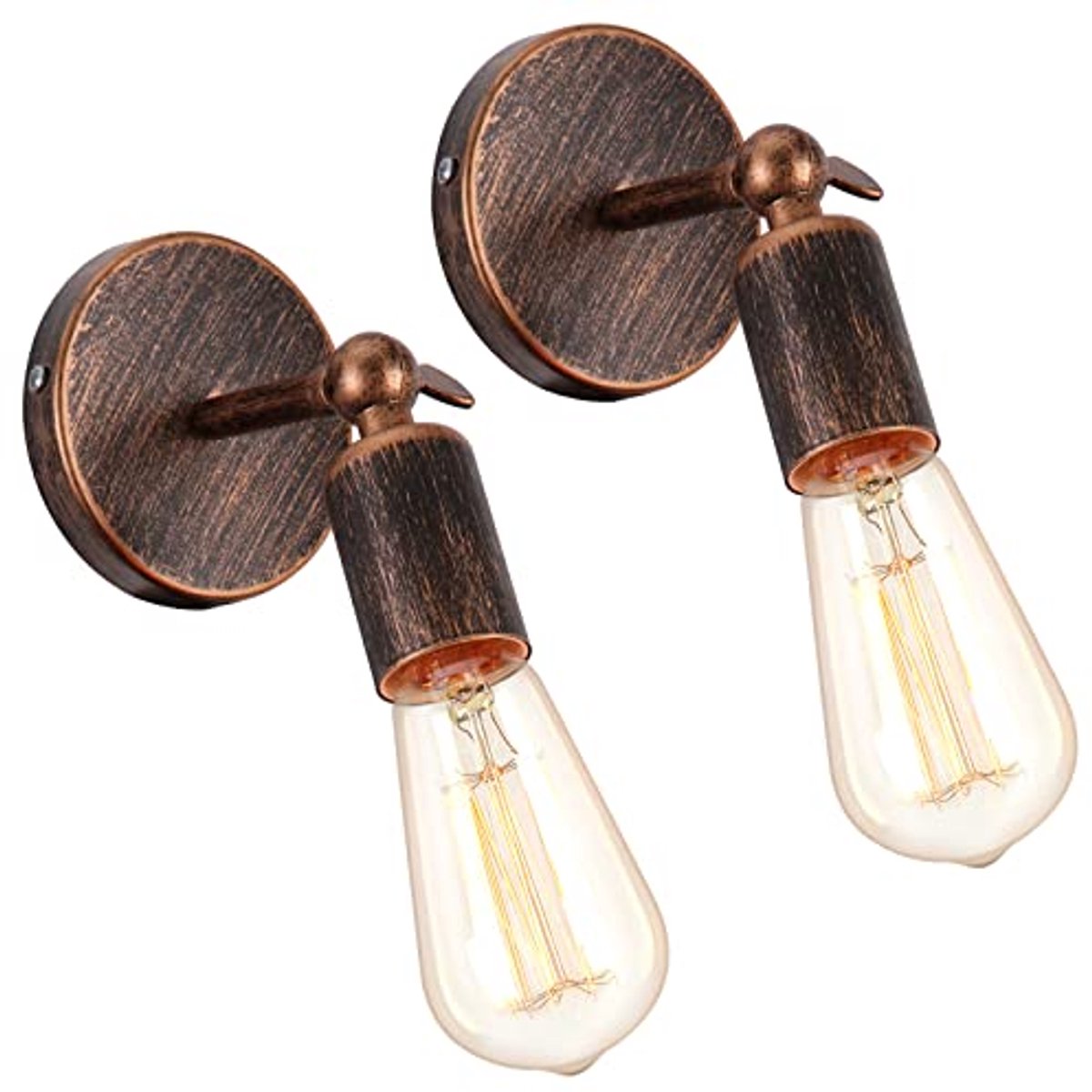 Industrieel minimalistische wandlamp - E27 wandverlichting voor slaapkamer en woonkamer