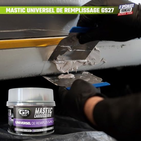 Universele vulkit voor carrosserie - Afdichtmiddel en Reparatieset 500g van Universele — afbeelding 4