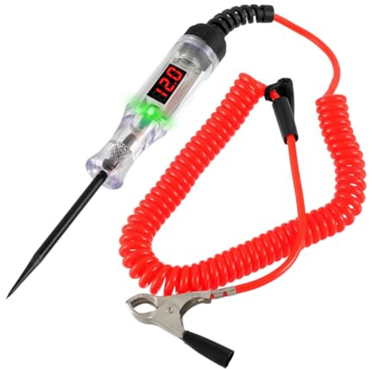 Digitale Spanningszoeker 3-120 V met LED Scherm en Krokodillenklem