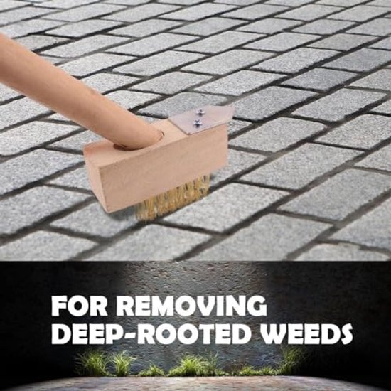 Onkruidborstelkop voor Tuin en Terras - Perfect voor Blokbestrating en Oprit van Merkloos	 — afbeelding 5
