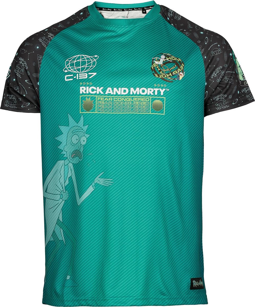 Rick And Morty Rick And Morty - Soccer Jersey Heren Jersey - meerkleurig - XXL