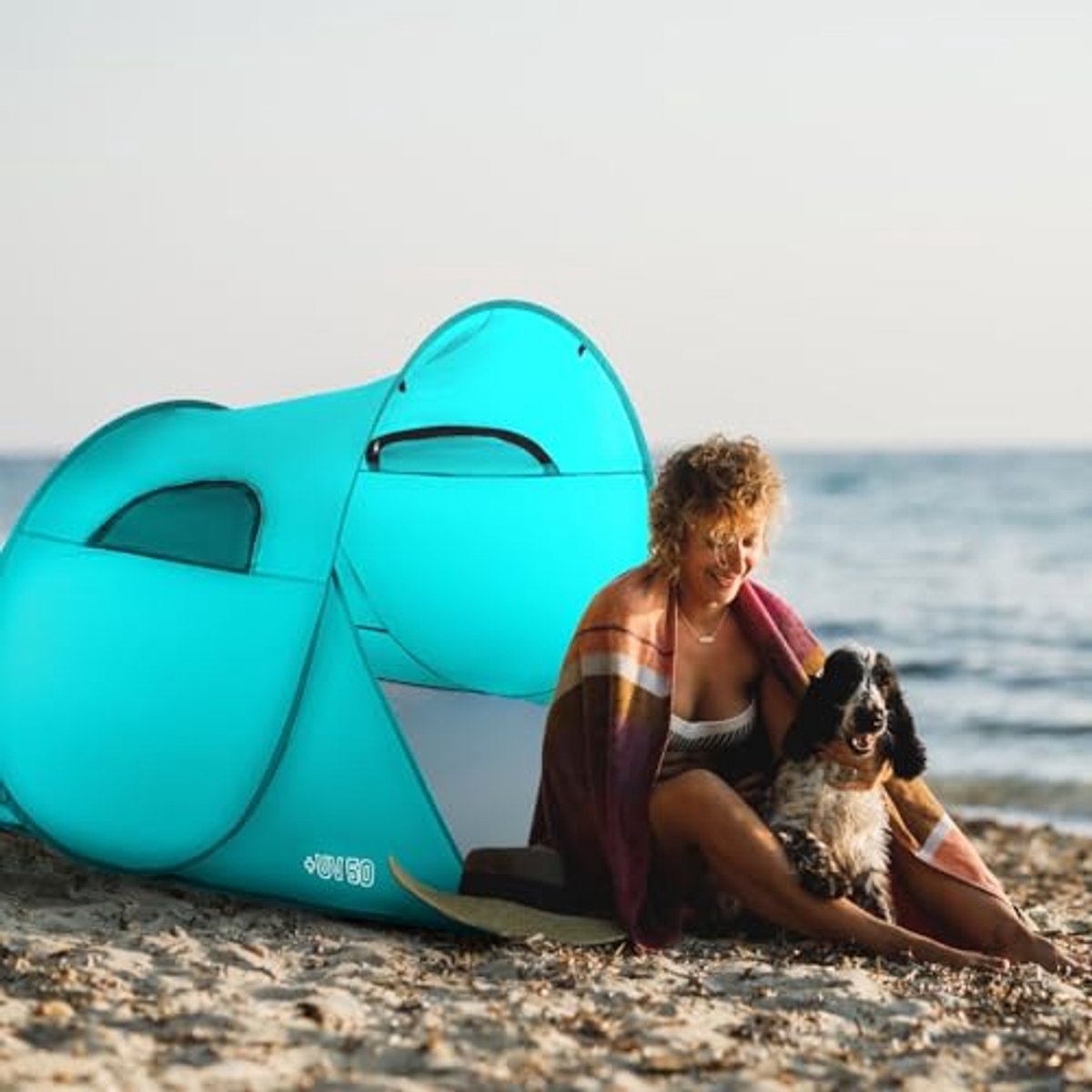 XXL Strandtent met UV-bescherming - Pop-up Tent en Windscherm