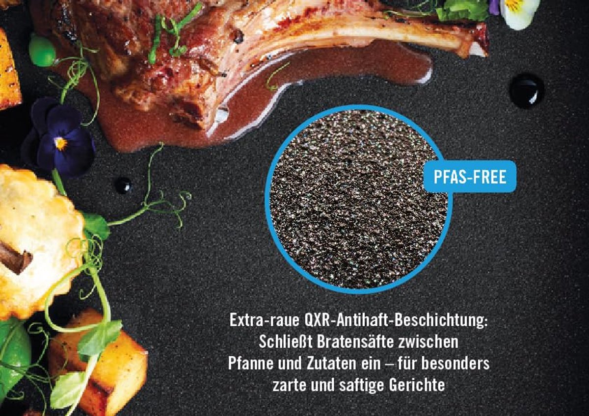 Inductie Kookpan 18 cm Duurzaam PFAS-vrij Antiaanbak & Afneembare Houten Steel