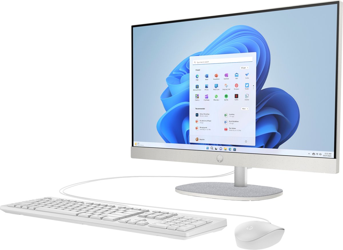 HP 24-cr0751nd All-In-One: i5, 16GB RAM, 1TB SSD, compleet thumbnail 4