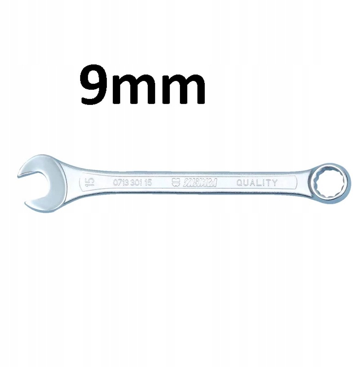 Wurth-ringsleutel 9 mm kort, chroom-vanadiumstaal