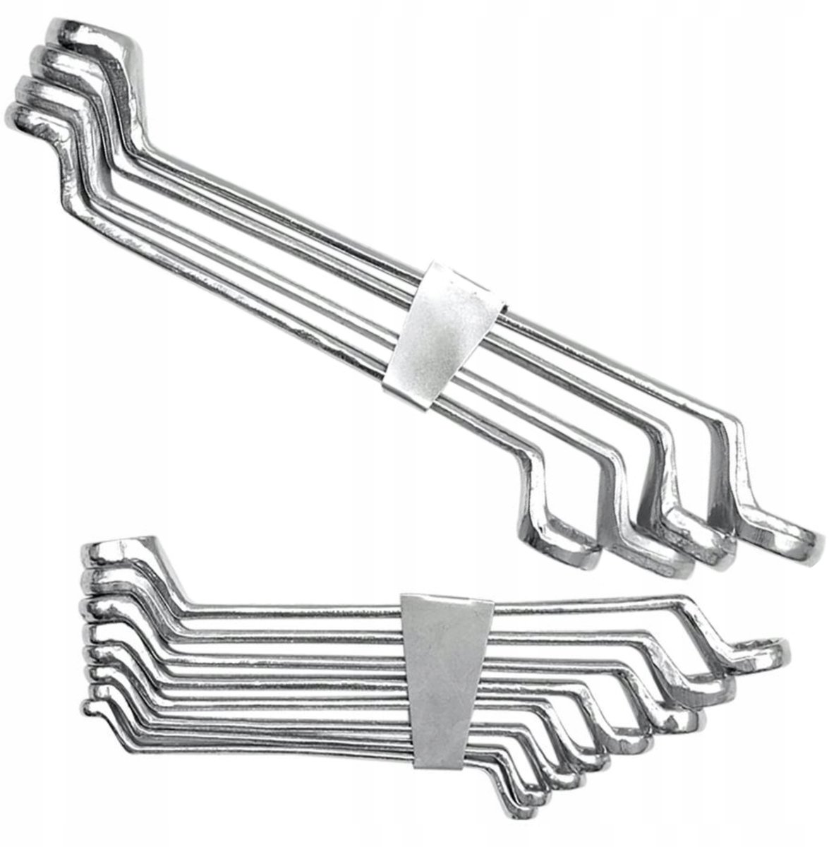 Vorel Serie - Set Gebogen Ringsleutels - 6-32 mm - 12 Stuks - Staal